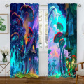 3D high-definition digital printing curtain